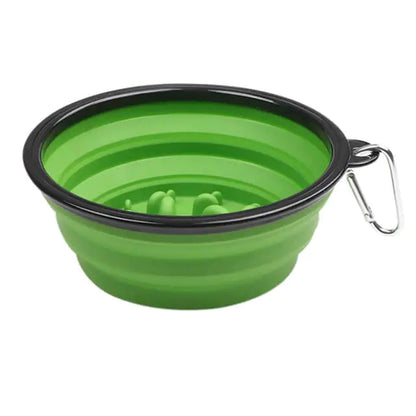 Portable Anti-Gulp Slow Feeder Dog Bowl