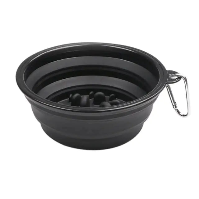 Portable Anti-Gulp Slow Feeder Dog Bowl